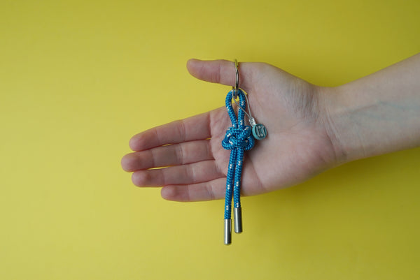 diamond knot keychain